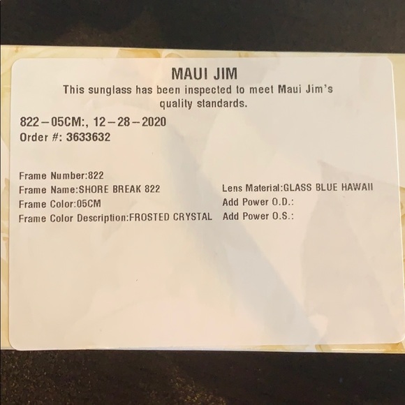NEW Maui Jim Shore Break Blue Hawaii Sunglasses main image 5